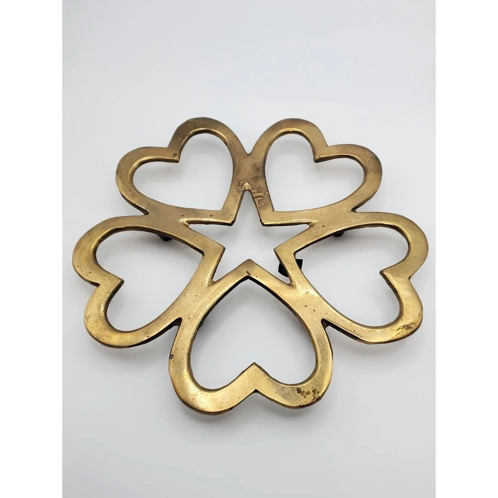 Pair of Vintage, Brass Trivets, 